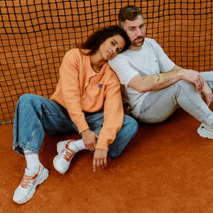 FELT CARMINE semelle — gomme recyclée balles de tennis et padel | Balao Shoes